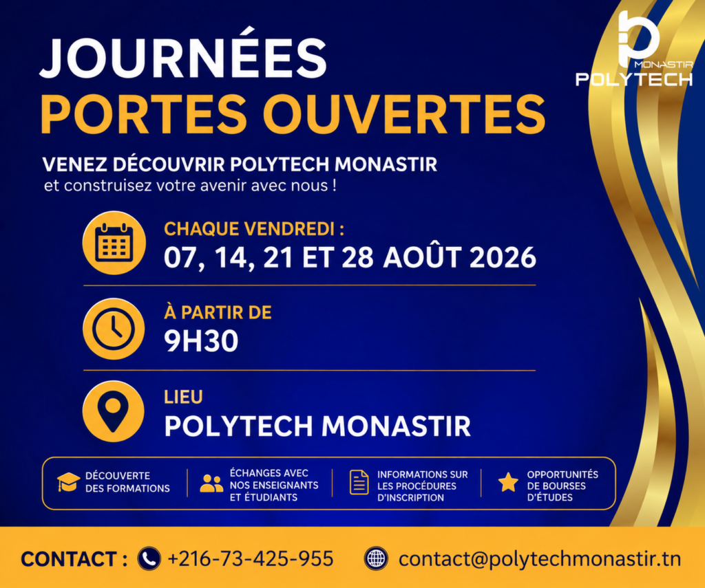 Journées Portes Ouvertes à Polytech Monastir