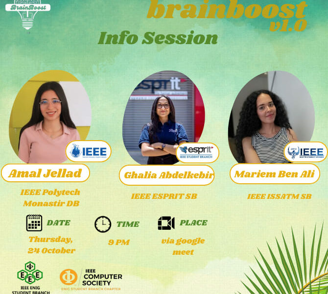 Polytch Monastir - BrainBoost v1.0 Info Session